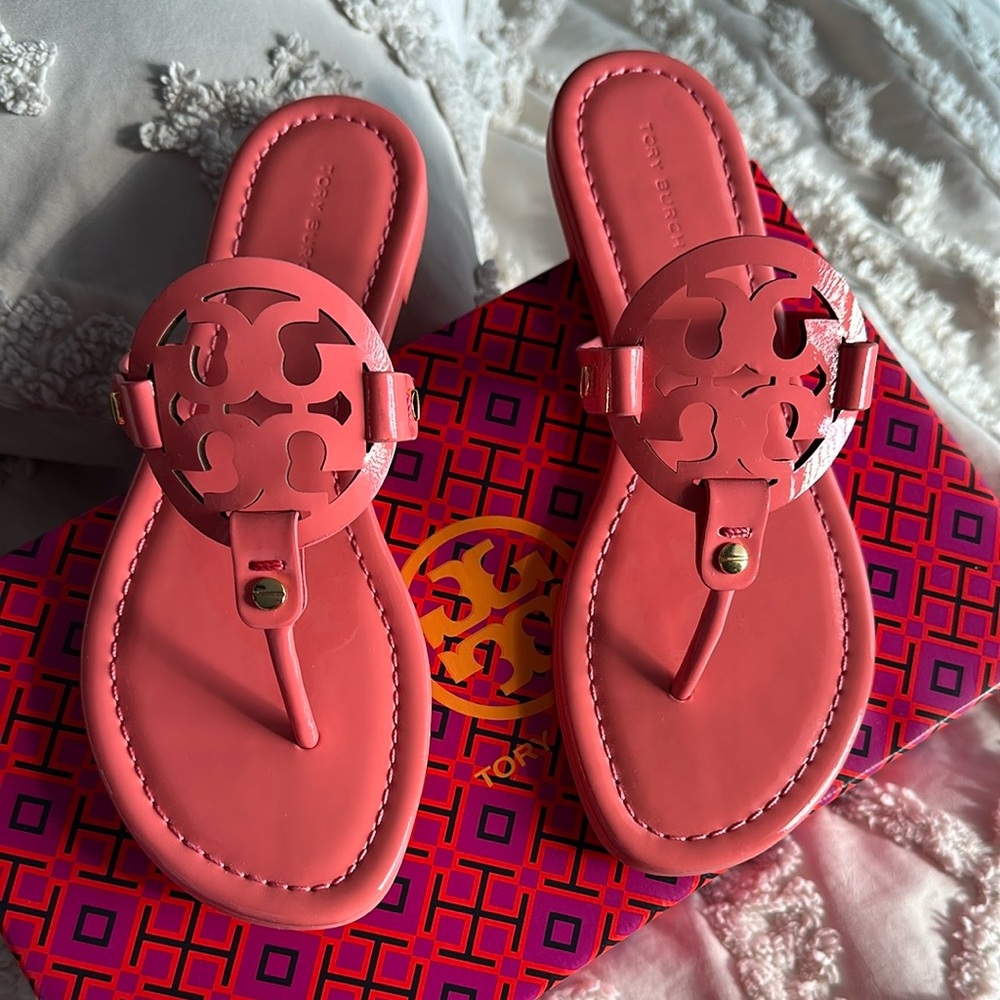 Tory Burch Coral Sandals